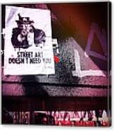 Us Army For Street Art Canvas Print
