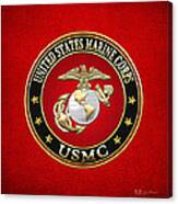U. S. Marine Corps - U S M C Emblem Special Edition Canvas Print
