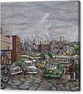 Used Tires Canvas Print