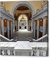 Utah State Capitol Interior Steps - Salt Lake City Canvas Print