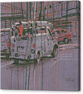 Utility Truck Canvas Print