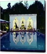 Valentino's Swimming Pool Canvas Print