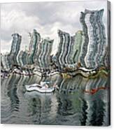 Vancouver Abstracted Canvas Print