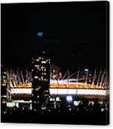 Vancouver Dome Nightshot Canvas Print