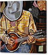 Vaquero De The Mandolin Canvas Print