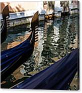 Venetian Gondolas Canvas Print