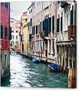 Venice Roadway Painted Canvas Print