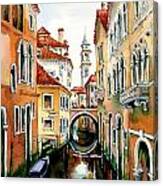 Venice In March Canvas Print