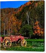Vermont Wagon Canvas Print