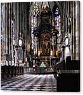 Vienna - Lights In St. Stephens Canvas Print