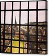 View From Edinburgh Castle Towards The Canvas Print