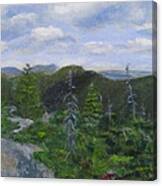 View From Noon Peak Canvas Print