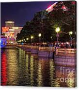 View From The Bellagio Fountains Canvas Print