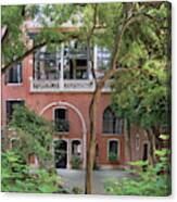 View Of Apartment And Courtyard Canvas Print