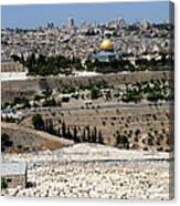 View Of Jerusalem Canvas Print