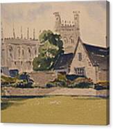 View Of Oxford University Canvas Print