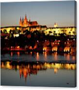 View Over The Castle And St. Vitus Canvas Print