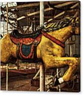 Vintage Carousel Horses 013 Canvas Print