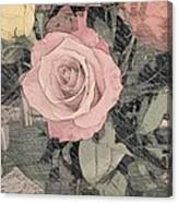Vintage Romance Rose Canvas Print