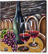 Vintage Wine Cellar Canvas Print