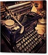 #vintage #typewriter @bellapatinakc Canvas Print