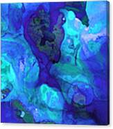 Violet Blue - Abstract Art By Sharon Cummings Canvas Print