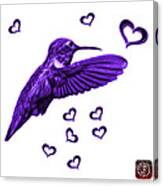Violet Hummingbird - 2055 F S M Canvas Print