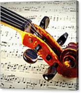 Violine Canvas Print