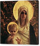 Virgin And Child Canvas Print