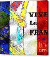 Vive La France Canvas Print