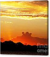 Vivid Vista. Sunset Canvas Print