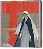 Vogue Cover Featuring A Nurse Canvas Print