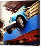 Volkswagen On Railing Canvas Print