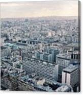 #vscocam #vsco #paris #skyline #city Canvas Print