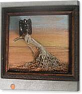 Vulture On Stump Canvas Print