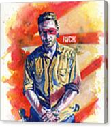 Walking Dead Rick Canvas Print