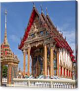 Wat Choeng Thalay Ordination Hall Dthp138 Canvas Print