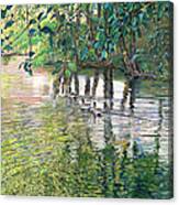 Water And Woodland Canvas Print