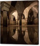 Water In The Crypt Canvas Print