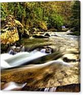 Waterfall Up River Canvas Print