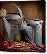 Watering Cans Canvas Print