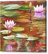 Waterlilies Canvas Print