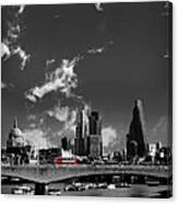 Waterloo Bridge London Canvas Print