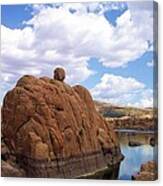 Watson Lake Red Rocks Canvas Print