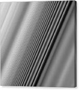 Wave In Saturn's Rings Canvas Print