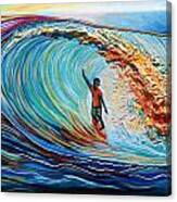 Wave Surfer Canvas Print
