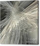 Weaving White And Gray Canvas Print