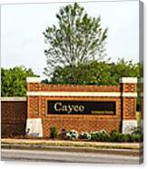 Welcome To Cayce Canvas Print