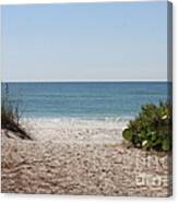 Welcome To The Beach Canvas Print