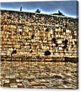 Western Wall In Israel Canvas Print